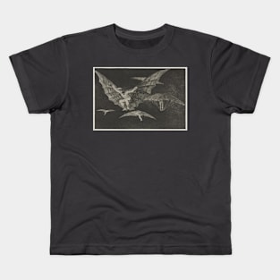 "A Way of Flying" by Francisco de Goya - 1815 (original works of art cleaned and restored) Kids T-Shirt